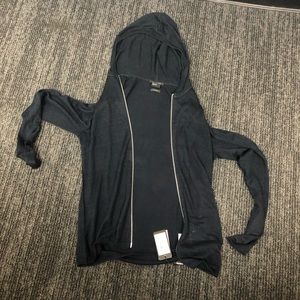 Navy Blue NWT Armani Exchange Med Hooded Cardigan